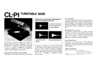 JVC CL-P1-Brochure